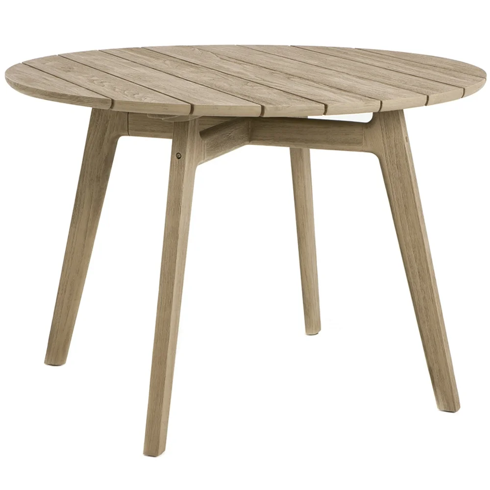 Knit Spisebord Teak, Ø110 cm v:9123579