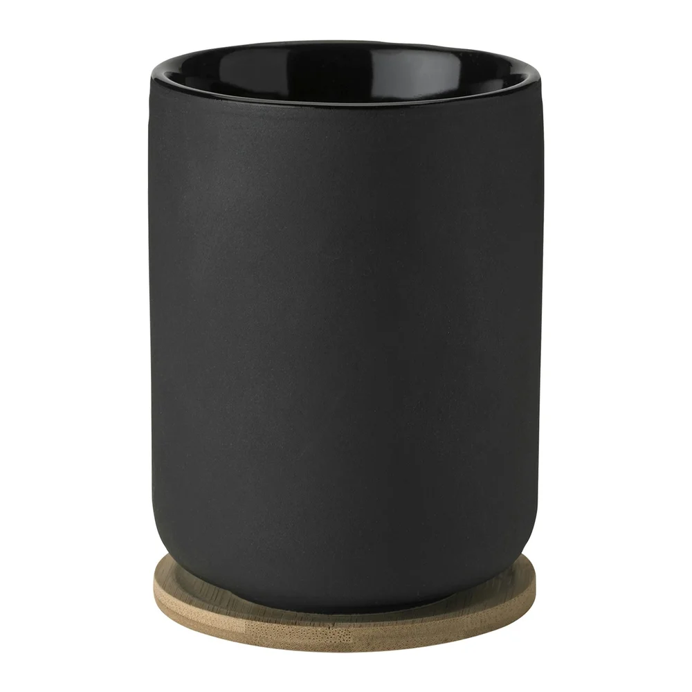 Theo Cup With Coaster, Black v:5873505 Theo Cup With Coaster, Black v:5873505