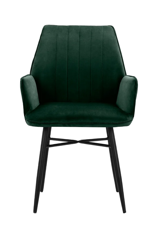 Spisestol med armlene ANZO, 2-pk. – Grønn m v:7158767 Spisestol med armlene ANZO, 2-pk. – Grønn m v:7158767