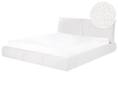 Vannseng Bouclé VINAY 180 x 200 cm Hvit v:4409572 Vannseng Bouclé VINAY 180 x 200 cm Hvit v:4409572