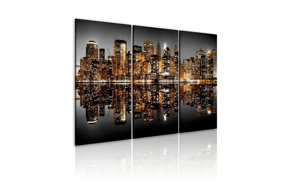 Bilde Sea Of Lights Nyc 120x80 v:5855752