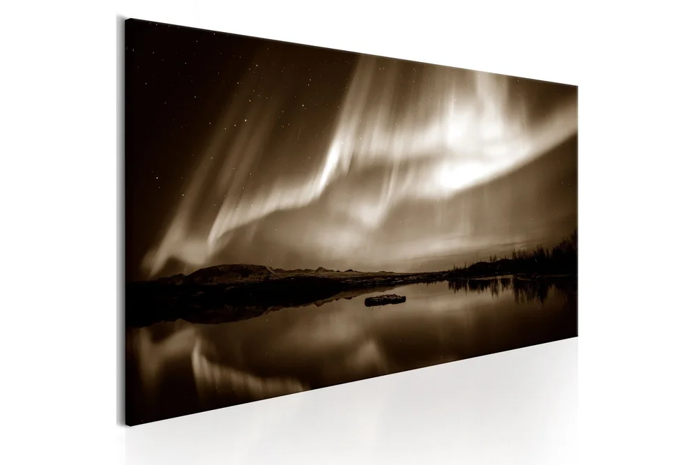 Bilde Lake In Sepia 120x40 v:9639666