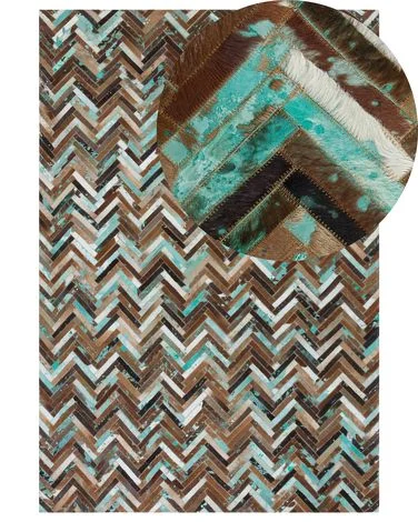Teppe AMASYA Brun 160 x 230 cm Ekte skinn v:8236039 Teppe AMASYA Brun 160 x 230 cm Ekte skinn v:8236039