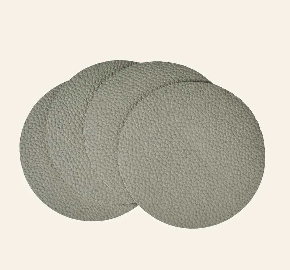 4pk drikkebrikke lys grønn – ø10 cm v:5514778