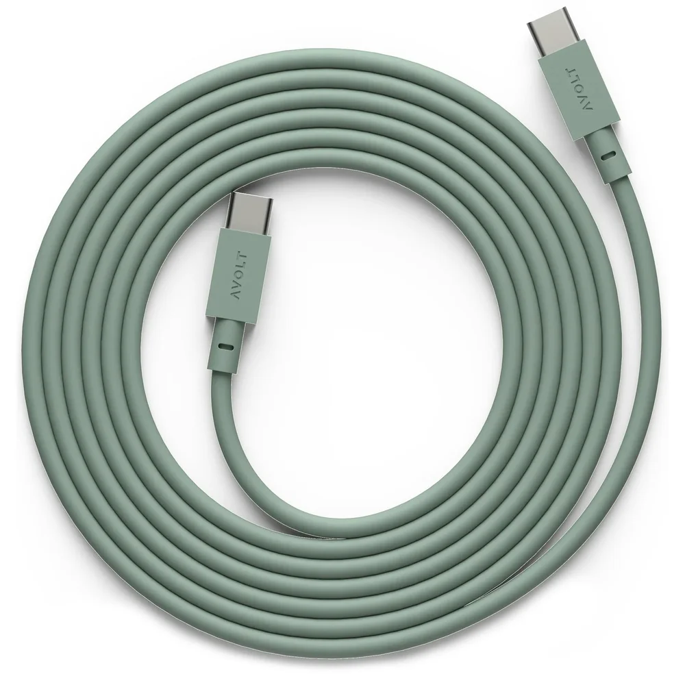 Cable 1 Ladekabel USB-C / USB-C 2 m, Eikegrønn v:3738787