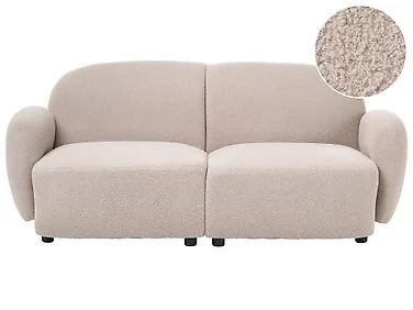 Sofa 3-seter JULE Bouclé Beige v:9825033 Sofa 3-seter JULE Bouclé Beige v:9825033