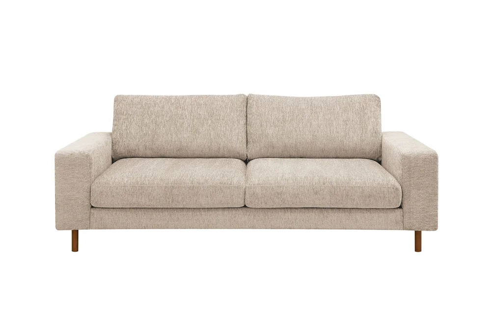 Scandi dyp 3-seters sofa i chenille v:7054932