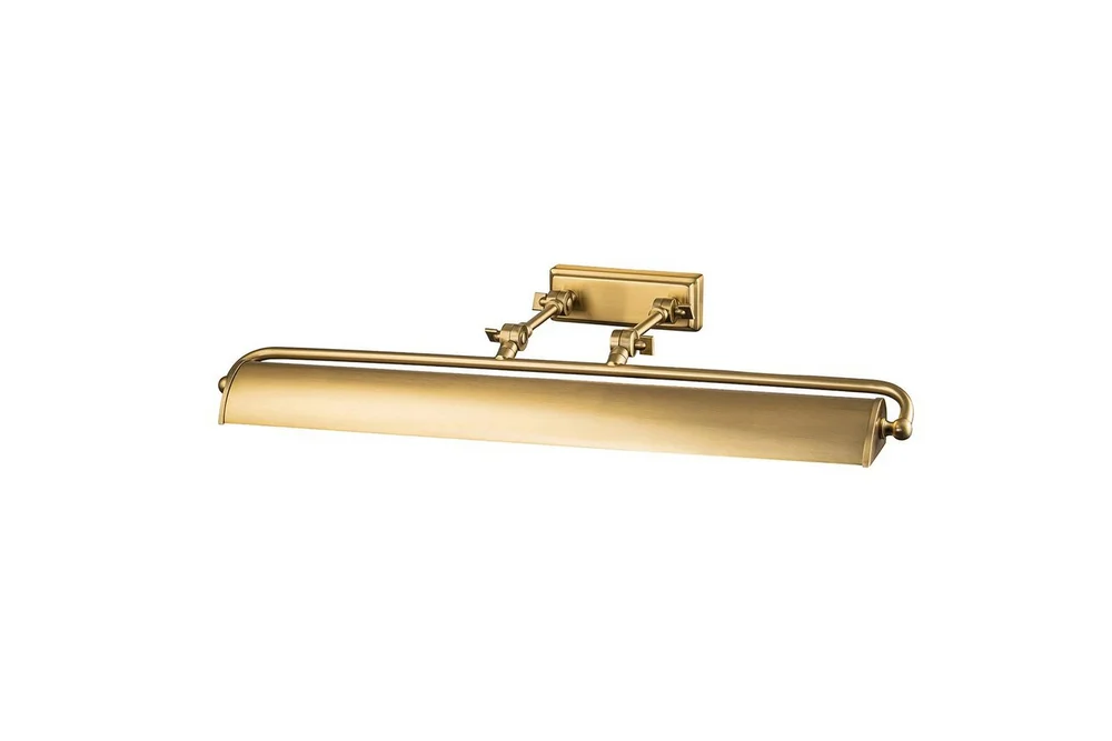 Bildebelysning Elstead Lighting Winchfield 703x127x318 mm, Aldret Messing v:1293359 Bildebelysning Elstead Lighting Winchfield 703x127x318 mm, Aldret Messing v:1293359