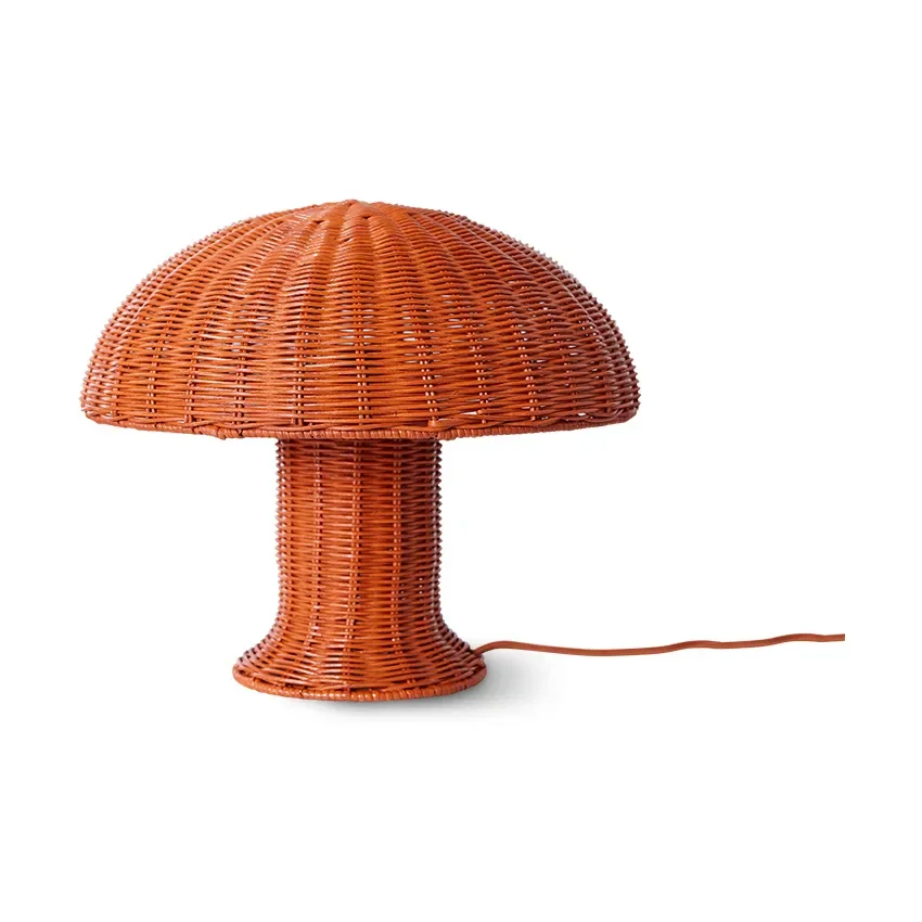 Rattan bordlampe v:7933520