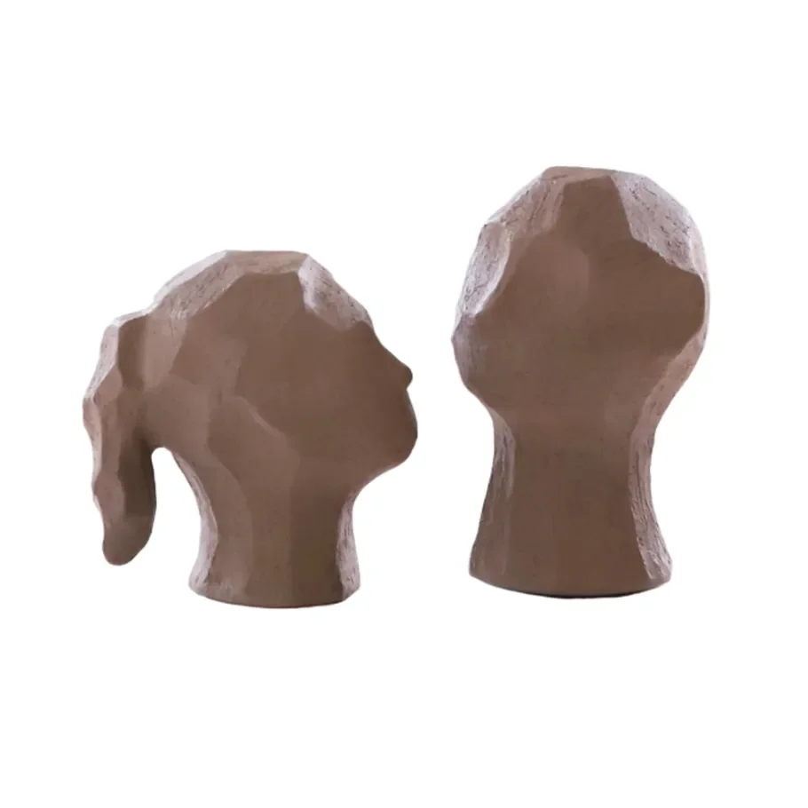 Benedict og Amal skulptur v:8073936 Benedict og Amal skulptur v:8073936
