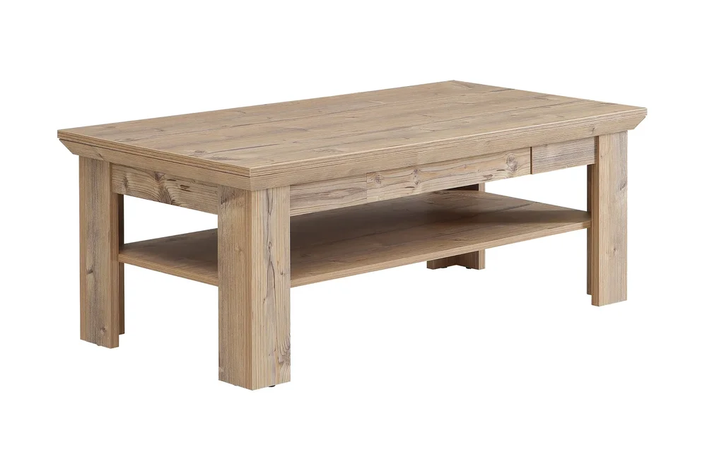 Mccoys Sofabord 120 cm med Oppbevaringshylle + Skuff v:6177255