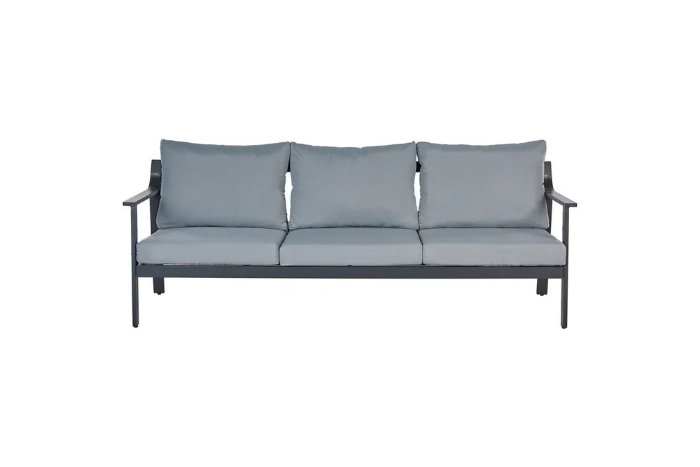 3-sitssoffa Beliani Kiato Grå/svart Grey||Black v:2038074 3-sitssoffa Beliani Kiato Grå/svart Grey||Black v:2038074