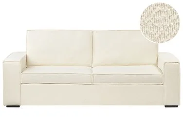 Sovesofa 3-seter VUOKATTI Bouclé Off white v:3246186