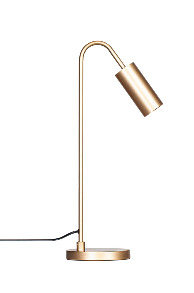Bordlampe Curve Høyde 51 cm – Gull – Belysning | m v:1580566 Bordlampe Curve Høyde 51 cm – Gull – Belysning | m v:1580566