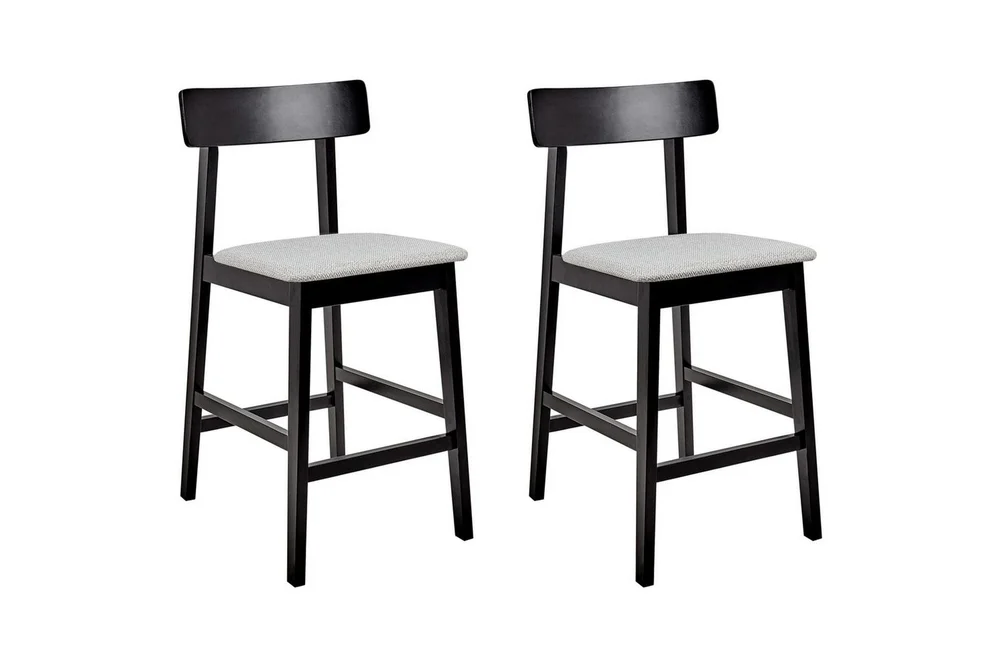 Barstol Beliani Isanti set om 2 Ljus Trä-Beige Black v:2218952 Barstol Beliani Isanti set om 2 Ljus Trä-Beige Black v:2218952
