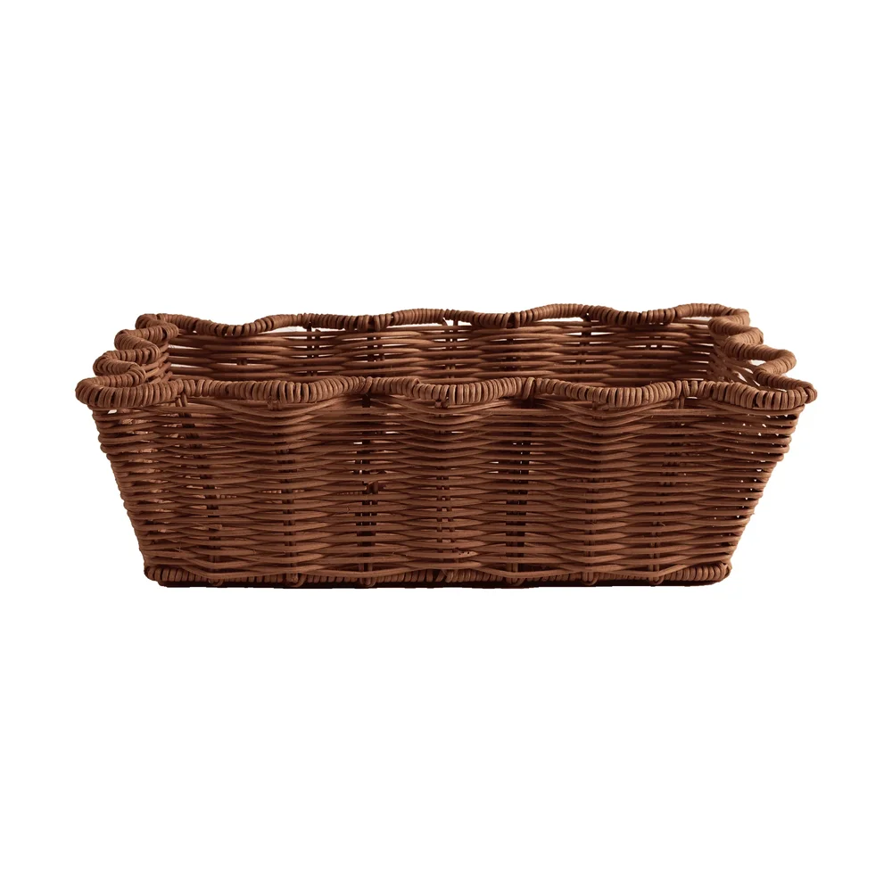 Scallop Rattan kurv v:226442