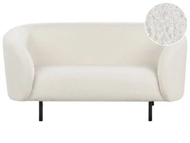 Sofa 2-seters LOEN Bouclé Hvit v:4005088 Sofa 2-seters LOEN Bouclé Hvit v:4005088