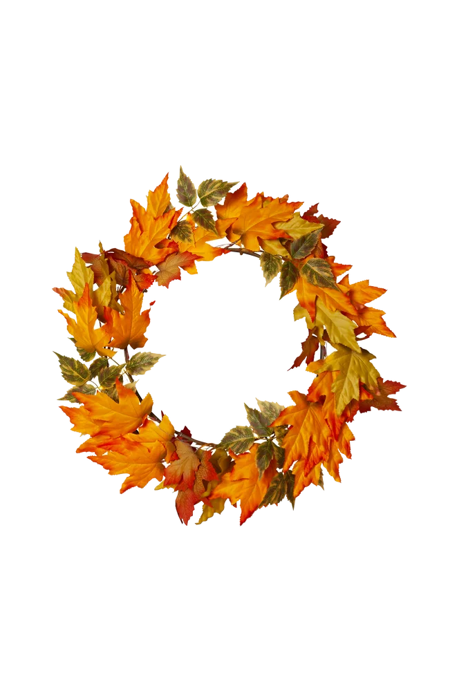 Krans Autumn 45 cm – Orange – Dekor | m v:4895344