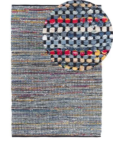 Teppe ALANYA Flerfarget 140 x 200 cm Bomull v:9771321 Teppe ALANYA Flerfarget 140 x 200 cm Bomull v:9771321