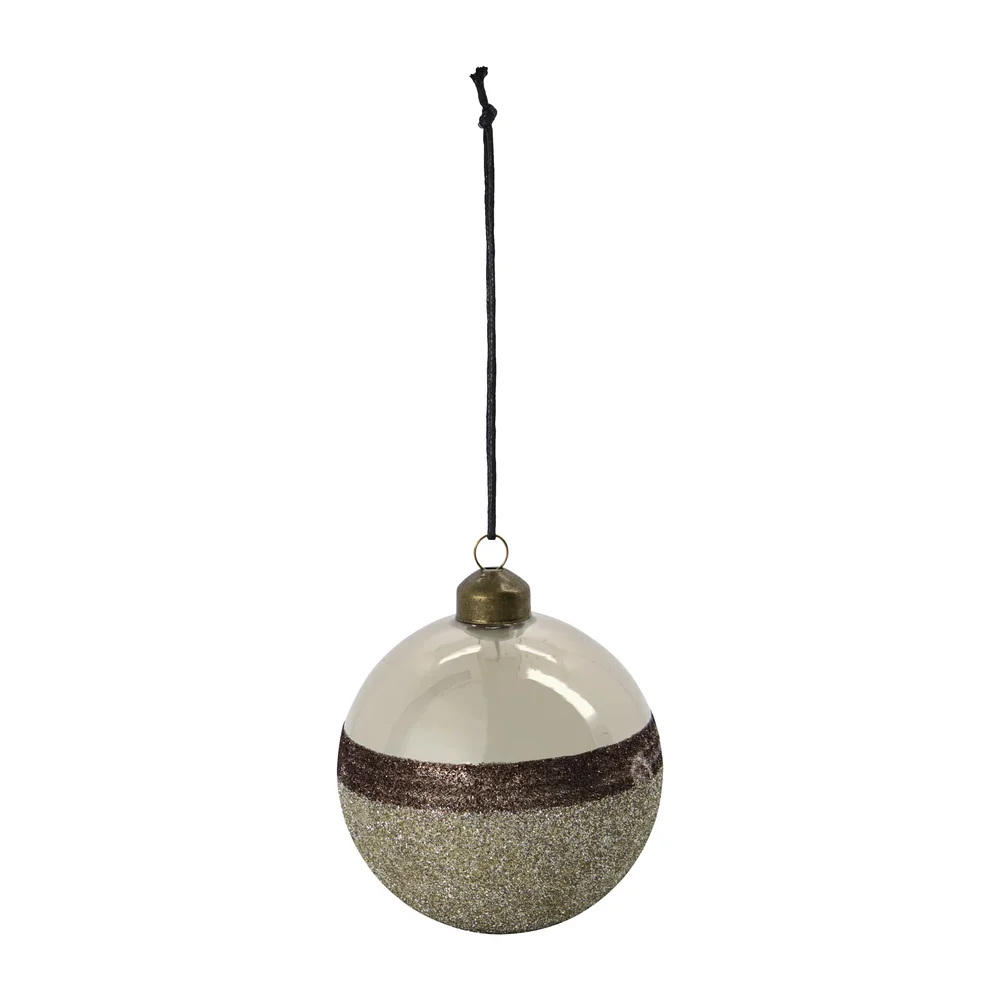 Stripe julekule Ø 8 cm v:3815348