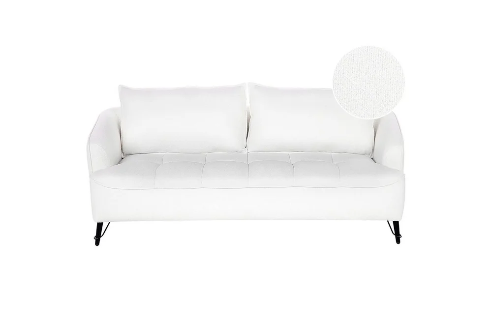 3-sitssoffa Beliani Hobro Brun, Svart White||Black v:1242314 3-sitssoffa Beliani Hobro Brun, Svart White||Black v:1242314