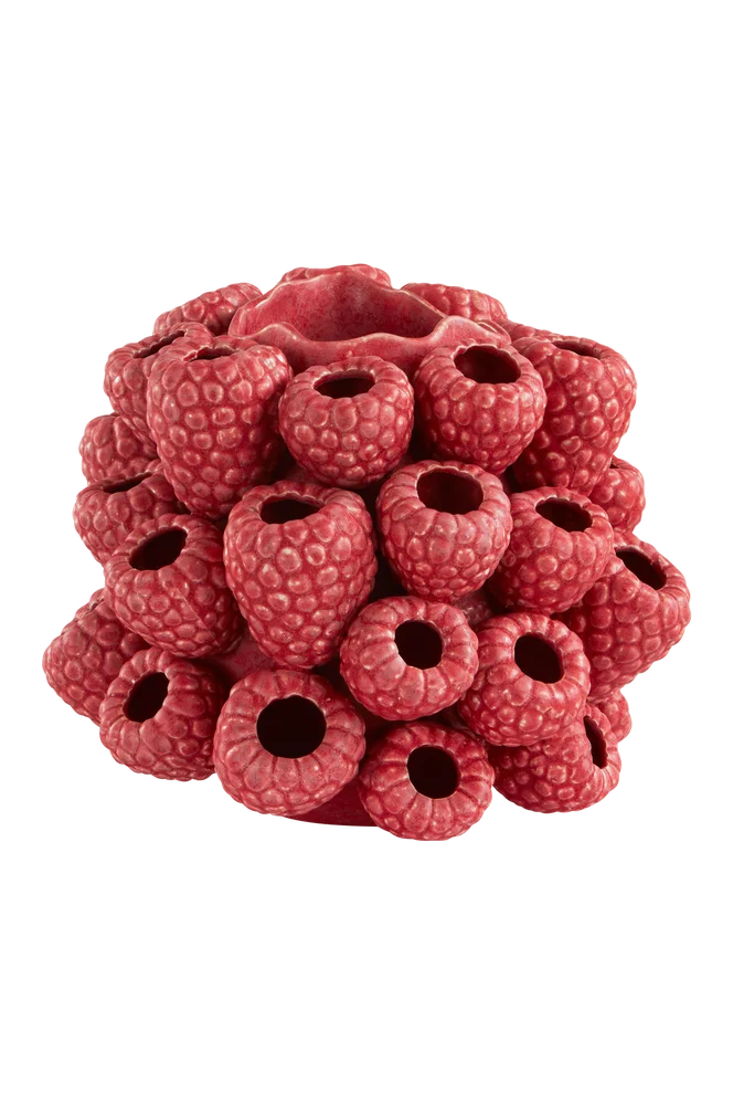 RASPBERRY vase/gryte - Rød - Dekor | m v:3239356