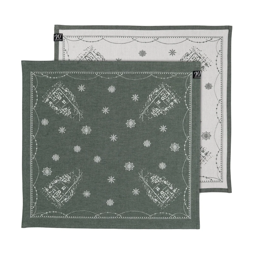 Julemorgen stoffserviett 45×45 cm 2-pack v:3496790 Julemorgen stoffserviett 45×45 cm 2-pack v:3496790