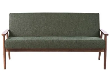 Sofa 3-seter ESRUM Mørkebrun/grønn v:254010