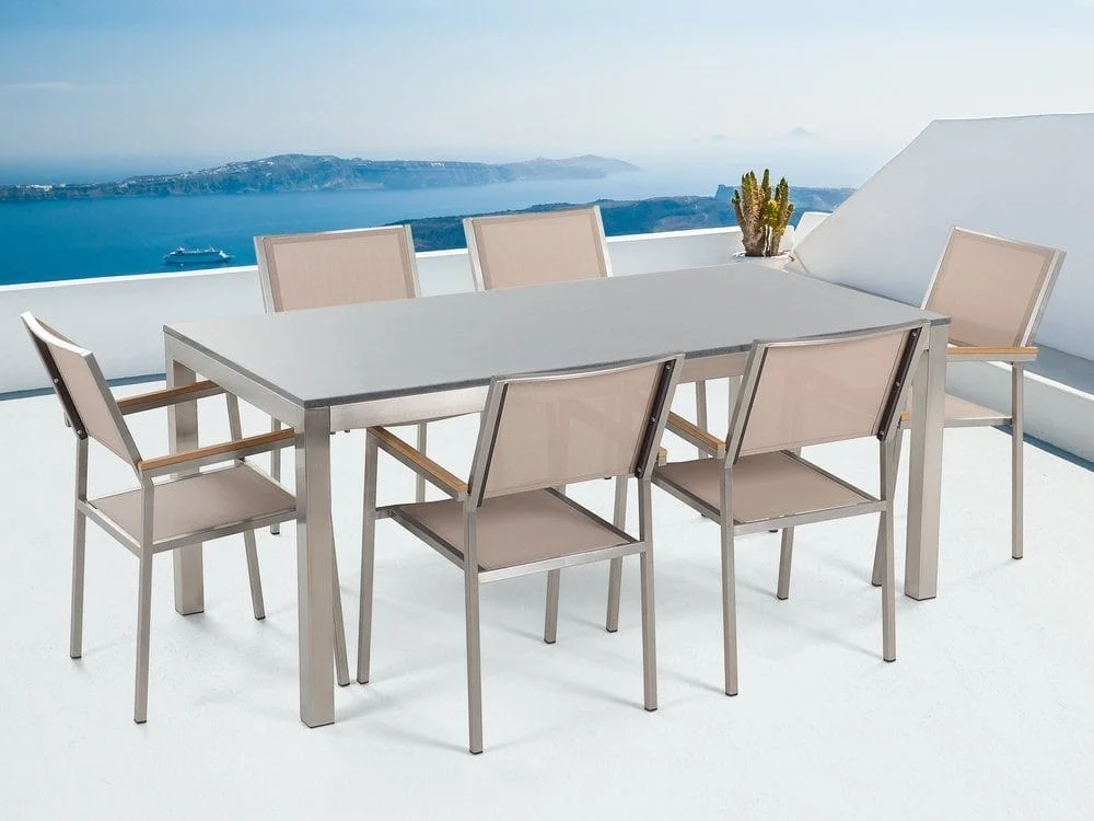 Grosseto Hagegruppe Med Bord + 6 Stoler v:5184765