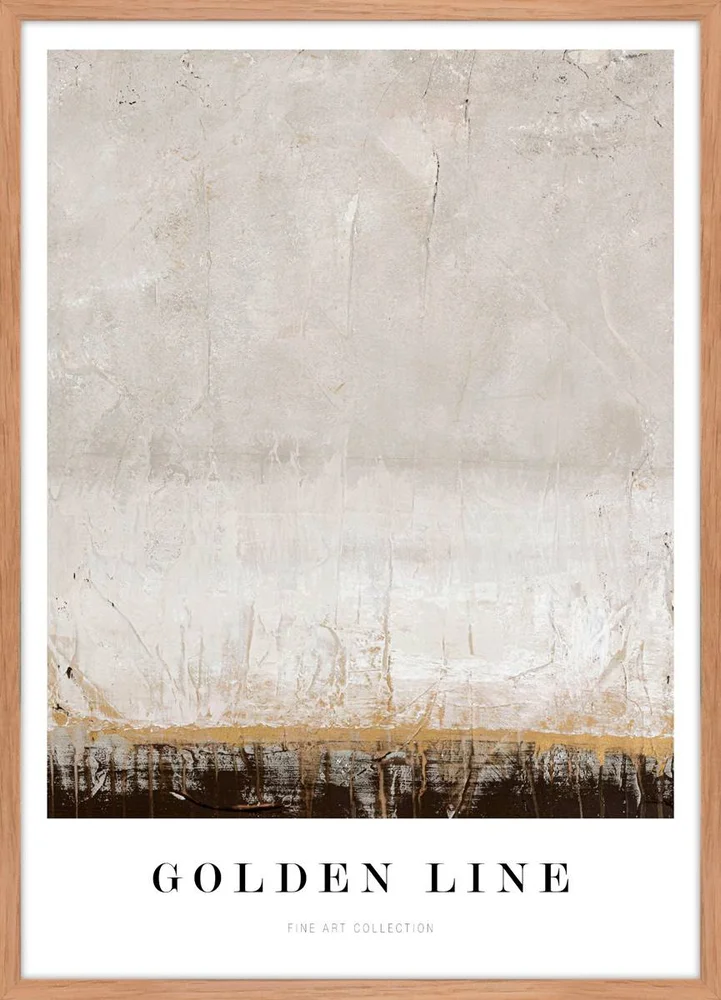 Bilde Golden line, Eikerammeme – Beige – Dekor | m v:5669164 Bilde Golden line, Eikerammeme – Beige – Dekor | m v:5669164