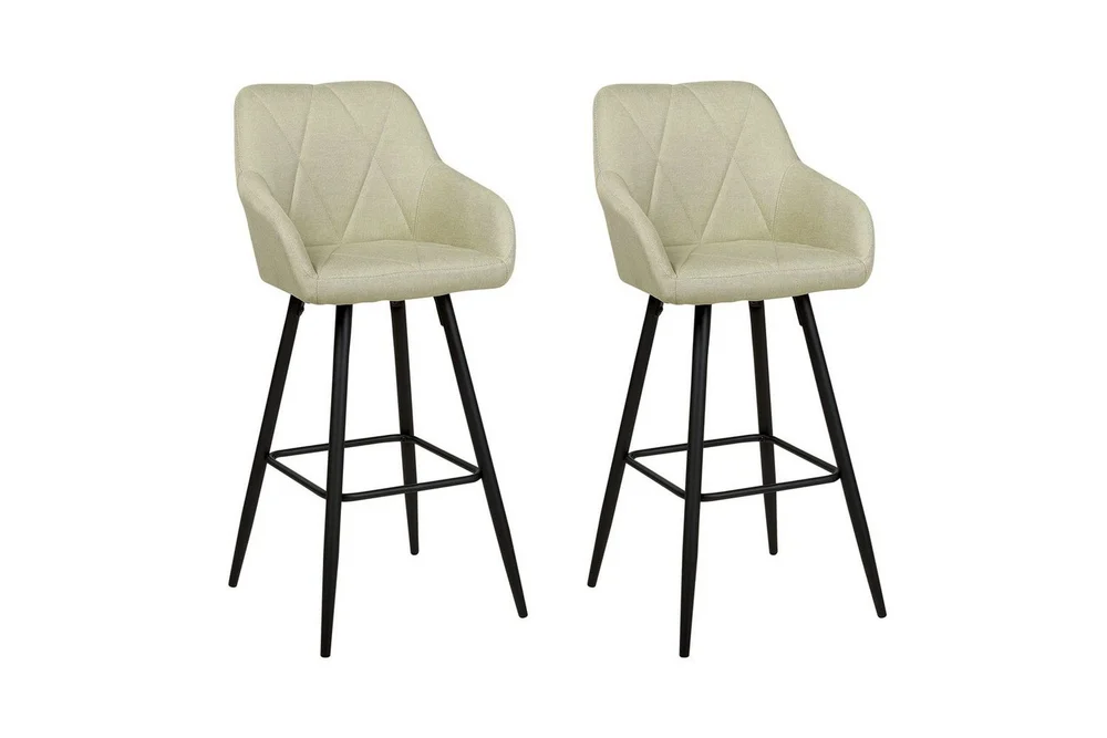 Barstol Beliani Darien set om 2 Grön-Svart Light green v:6059674 Barstol Beliani Darien set om 2 Grön-Svart Light green v:6059674