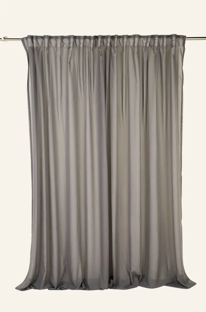 Ekstra bred gardin mørk grå – 270×240 cm v:9301246 Ekstra bred gardin mørk grå – 270×240 cm v:9301246