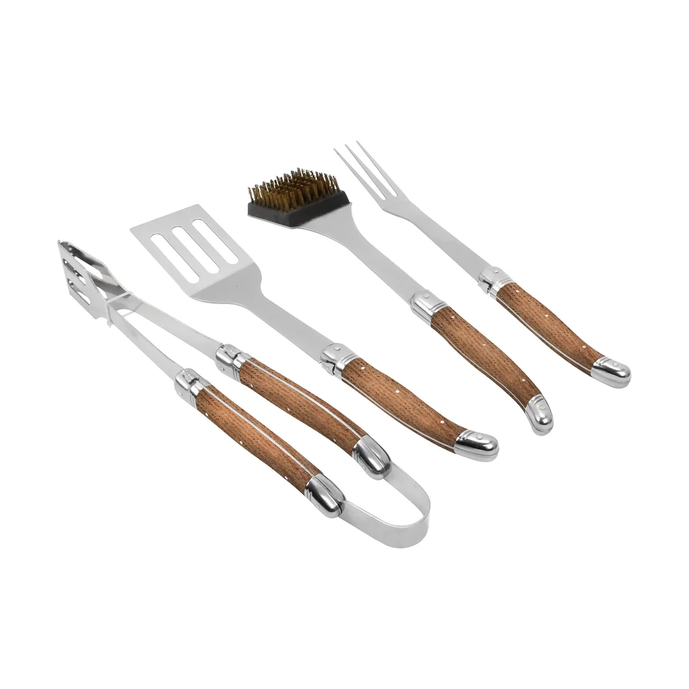 Laguiole By Hâws BBQ grillsett 4-deler v:9603188 Laguiole By Hâws BBQ grillsett 4-deler v:9603188