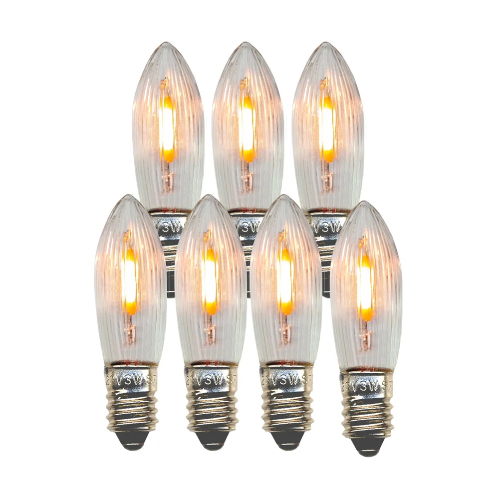 Reservelampe E10 LED filament innendørs 7-pakning v:339411