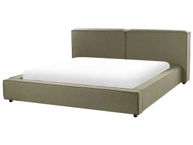 Seng LINARDS 180 x 200 cm Olivengrønn v:3817879