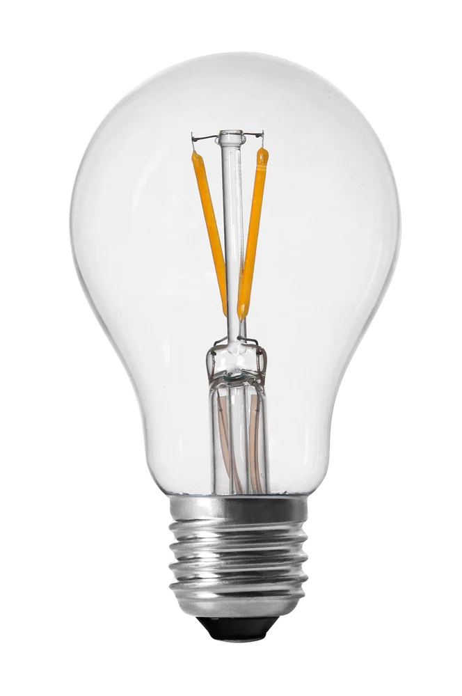 Shine LED-Filament Normal Clear 60 mm - Transparent - Belysning | m v:4705460