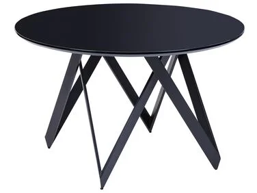 Spisebord OXHILL Svart 120 cm 120 cm v:2147623 Spisebord OXHILL Svart 120 cm 120 cm v:2147623