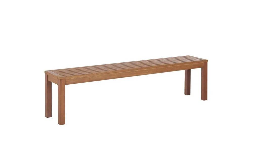 Trädgårdsbänk Beliani Monsano Light wood v:9896483 Trädgårdsbänk Beliani Monsano Light wood v:9896483