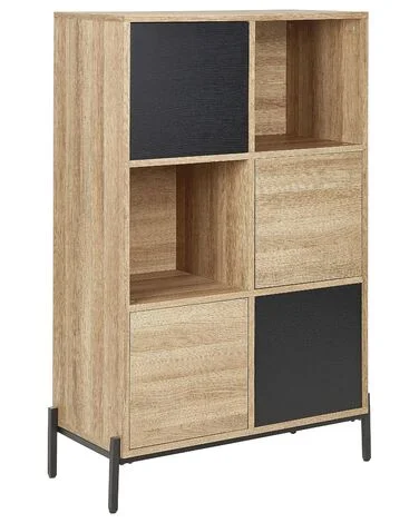 Hylle MOINES 135 cm Brun/svart v:7182480
