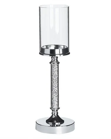 Lysestake ABBEVILLE 41 cm Glass Sølv v:9450740
