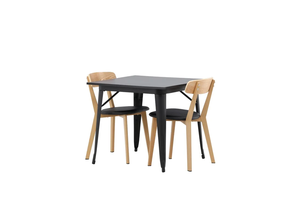 Ochovi Spisegruppe 80 cm Rektangulær med 2 Munesa Stoler v:6281253
