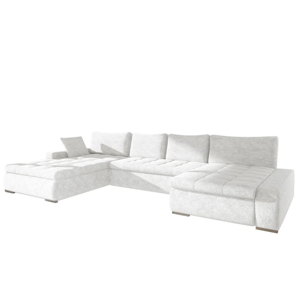 Cillo 5-seters U-formet sovesofa med dobbeltdivan v:2266245