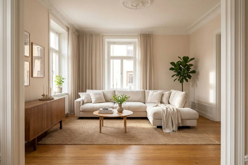 Valencia Ekstra Dyp 4-seters sofa med Sjeselong Høyre v:1586896