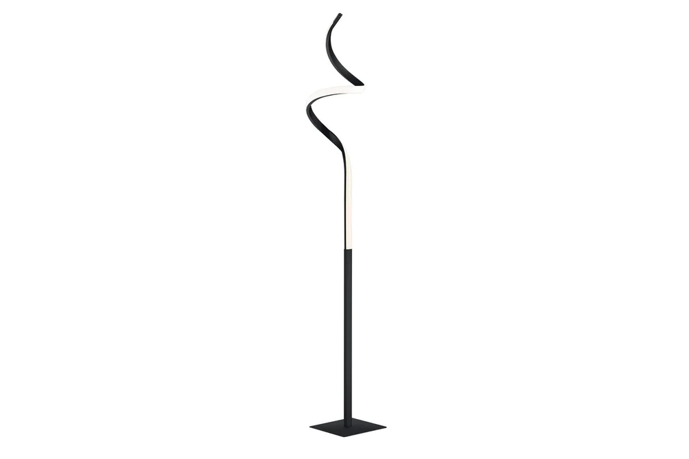 Trio Lighting Course LED gulvlampe matt sort v:8283406