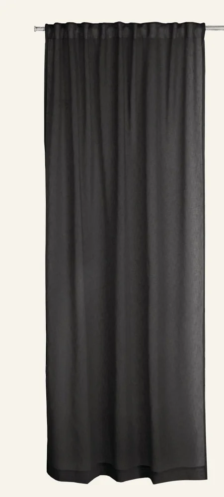 Gardin mørk grå - 140x300 cm v:1371546