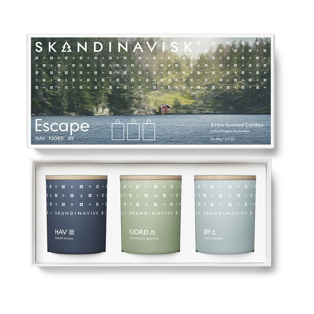 ESCAPE mini duftlys gavesett 3 deler v:8832689 ESCAPE mini duftlys gavesett 3 deler v:8832689