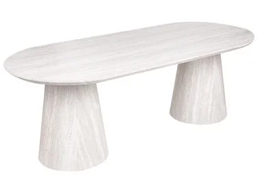 Spisebord LUMAN Travertin-effekt 220 cm 95 cm v:993084 Spisebord LUMAN Travertin-effekt 220 cm 95 cm v:993084