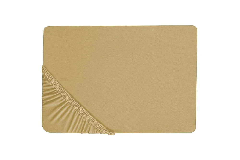 Laken med strikk Janbu Oliven grønn, 90×200 cm v:7216452