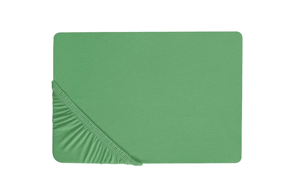 Laken med strikk Janbu Grønn, 180×200 cm v:3032129