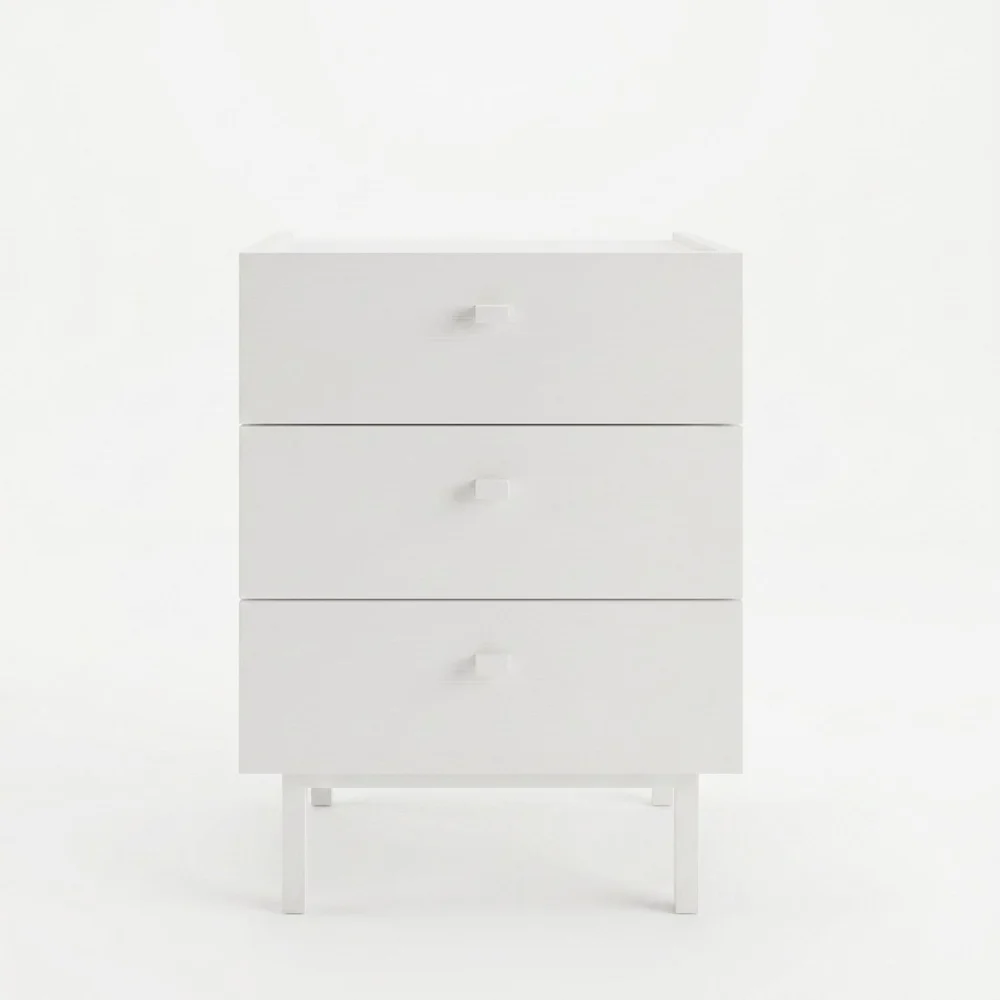 Nattbord Hanah Home Luke (47,9 x 63,5 x 36,8 cm) Hvit v:2097293